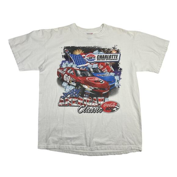 Coke coca cola tee shirt nascar racing tee charlotte motor speedway 2013 mens XL - Picture 1 of 3